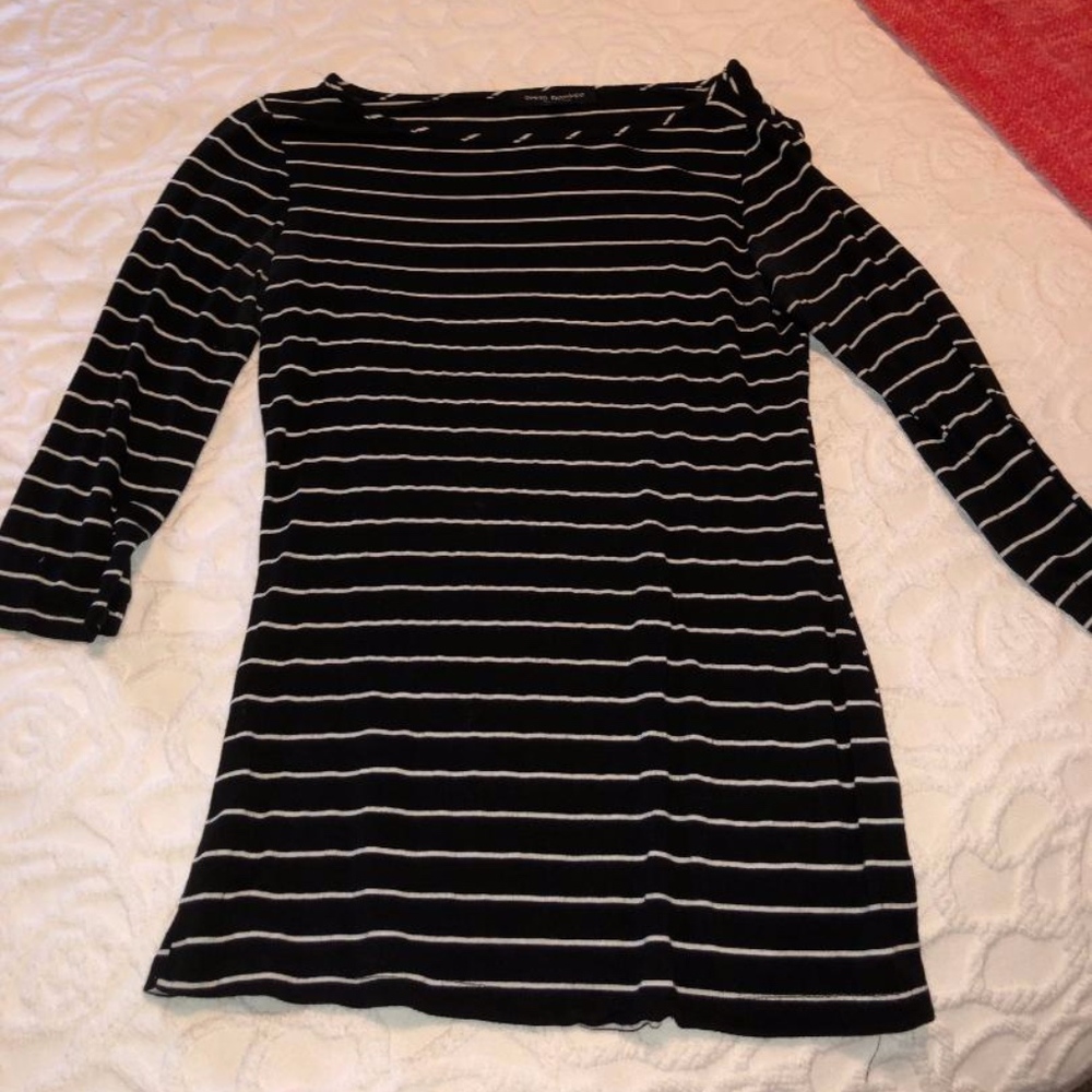 Black and White Striped Shirt